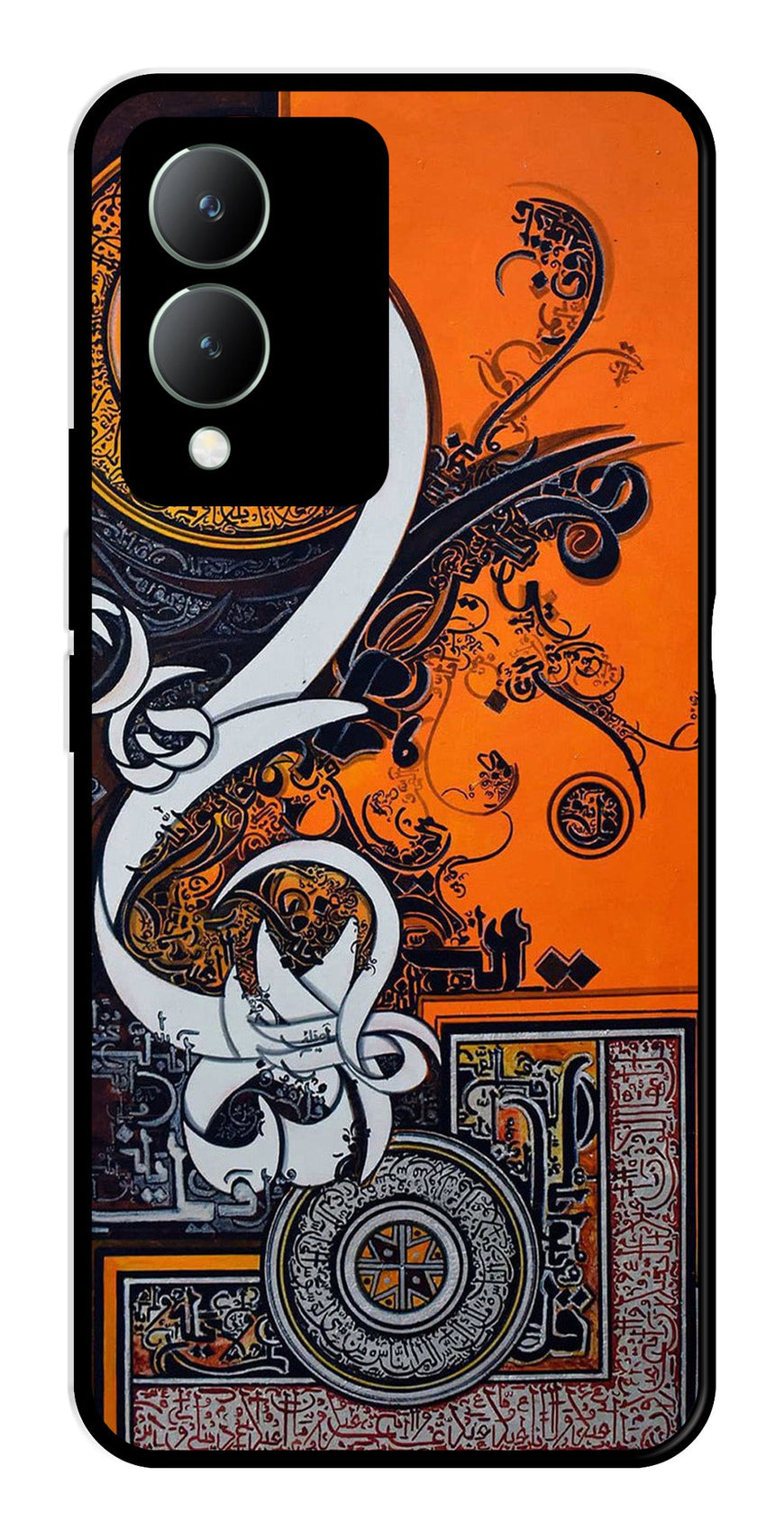 Qalander Art Metal Mobile Case for Vivo Y17s   (Design No -16)