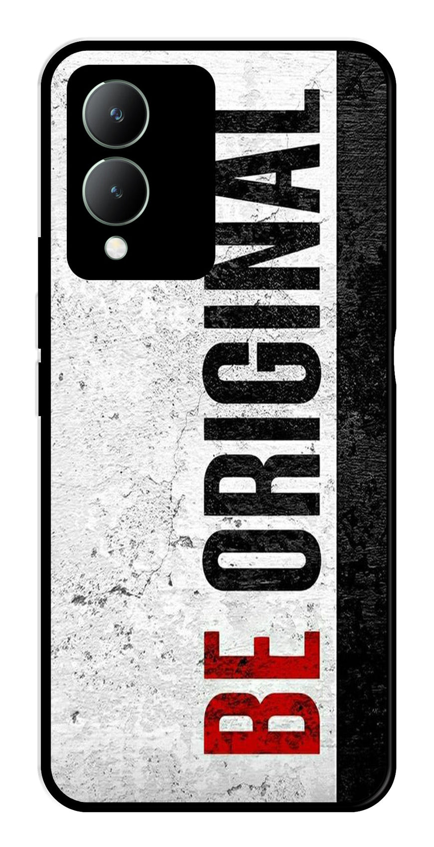 Be Original Metal Mobile Case for Vivo Y17s   (Design No -38)