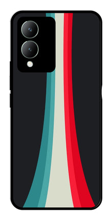 Modern Art Colorful Metal Mobile Case for Vivo Y17s