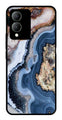 Marble Design Metal Mobile Case for Vivo Y17s   (Design No -53)