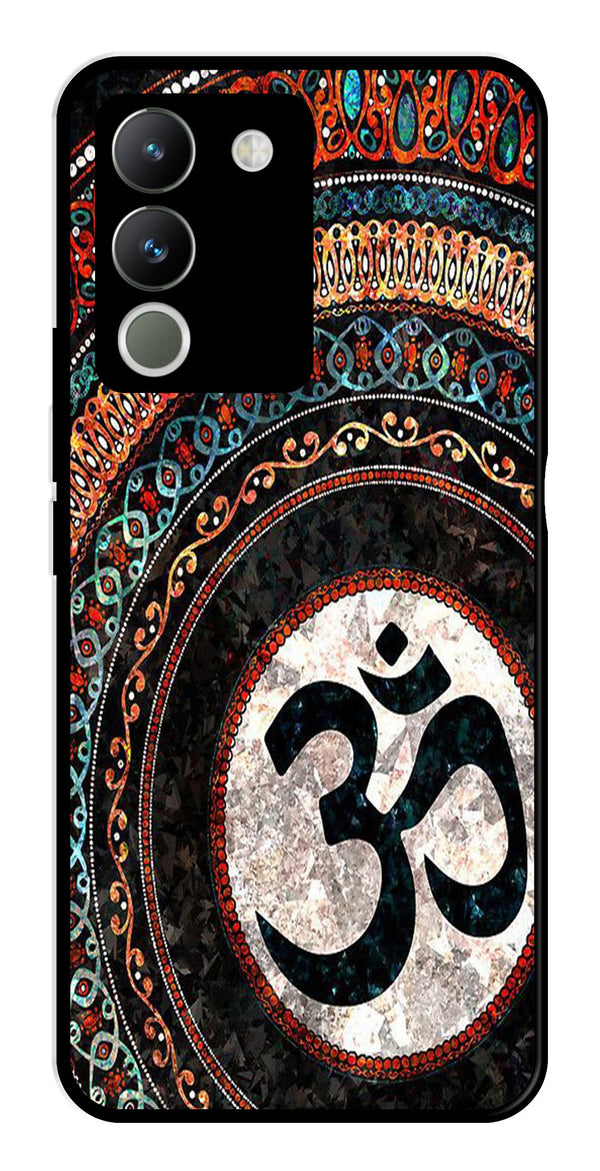 Oum Design Metal Mobile Case for Vivo Y200   (Design No -15)