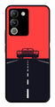 Car Lover Metal Mobile Case for Vivo Y200   (Design No -21)