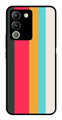 Muted Rainbow Metal Mobile Case for Vivo Y200   (Design No -31)