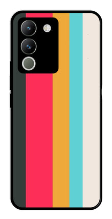 Muted Rainbow Metal Mobile Case for Vivo Y200