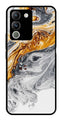 Marble Pattern Metal Mobile Case for Vivo Y200   (Design No -36)