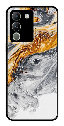 Marble Pattern Metal Mobile Case for Vivo Y200
