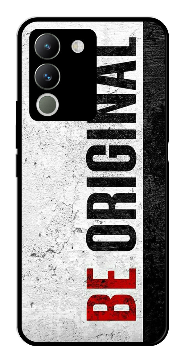 Be Original Metal Mobile Case for Vivo Y200   (Design No -38)