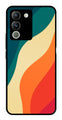 Muted Rainbow Metal Mobile Case for Vivo Y200   (Design No -39)