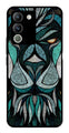 Lion Pattern Metal Mobile Case for Vivo Y200   (Design No -40)