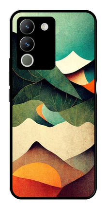 MultiColor Pattern Metal Mobile Case for Vivo Y200