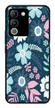 Flower Leaves Design Metal Mobile Case for Vivo Y200   (Design No -50)