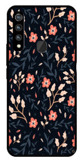 Floral Pattern Metal Mobile Case for Vivo Z1 Pro   (Design No -10)