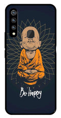 Be Happy Metal Mobile Case for Vivo Z1 Pro   (Design No -27)