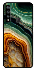 Marble Design Metal Mobile Case for Vivo Z1 Pro   (Design No -28)