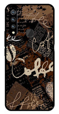 Coffee Pattern Metal Mobile Case for Vivo Z1 Pro   (Design No -37)