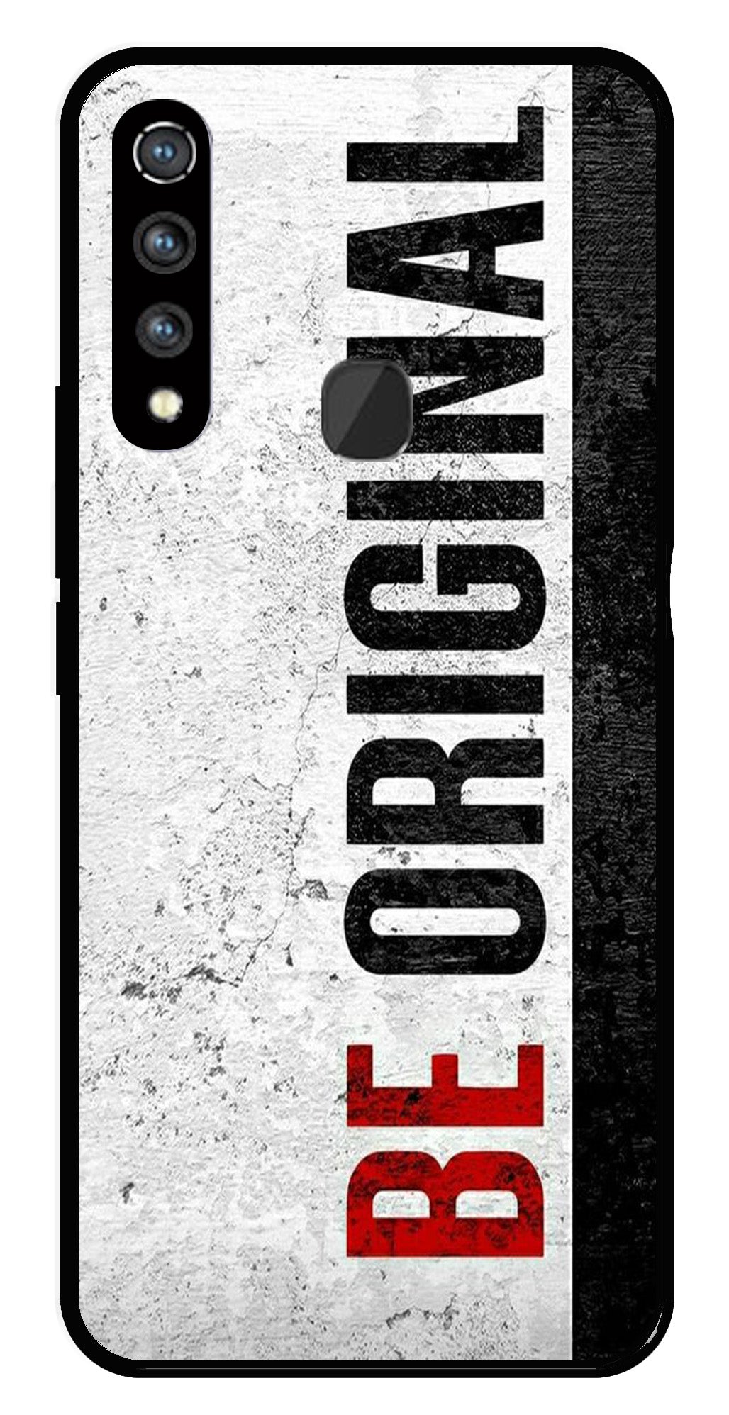 Be Original Metal Mobile Case for Vivo Z1 Pro   (Design No -38)