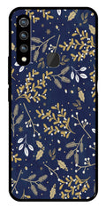 Floral Pattern  Metal Mobile Case for Vivo Z1 Pro   (Design No -52)