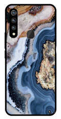 Marble Design Metal Mobile Case for Vivo Z1 Pro   (Design No -53)
