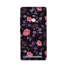 Rose Black Background Mobile Back Case for Lenovo Vibe K5 Note (Design - 27)