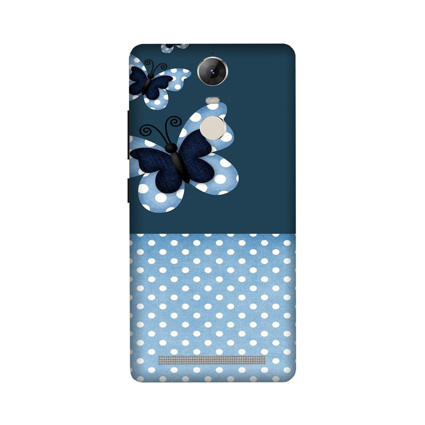 White dots Butterfly Case for Lenovo Vibe K5 Note