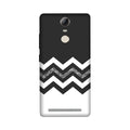 Black white Pattern2Case for Lenovo Vibe K5 Note