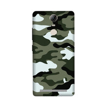 Army Camouflage Mobile Back Case for Lenovo Vibe K5 Note  (Design - 108)
