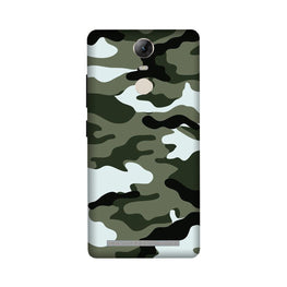 Army Camouflage Case for Lenovo Vibe K5 Note  (Design - 108)