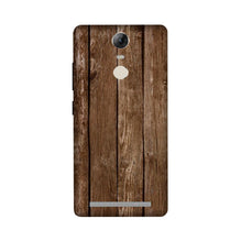 Wooden Look Mobile Back Case for Lenovo Vibe K5 Note  (Design - 112)