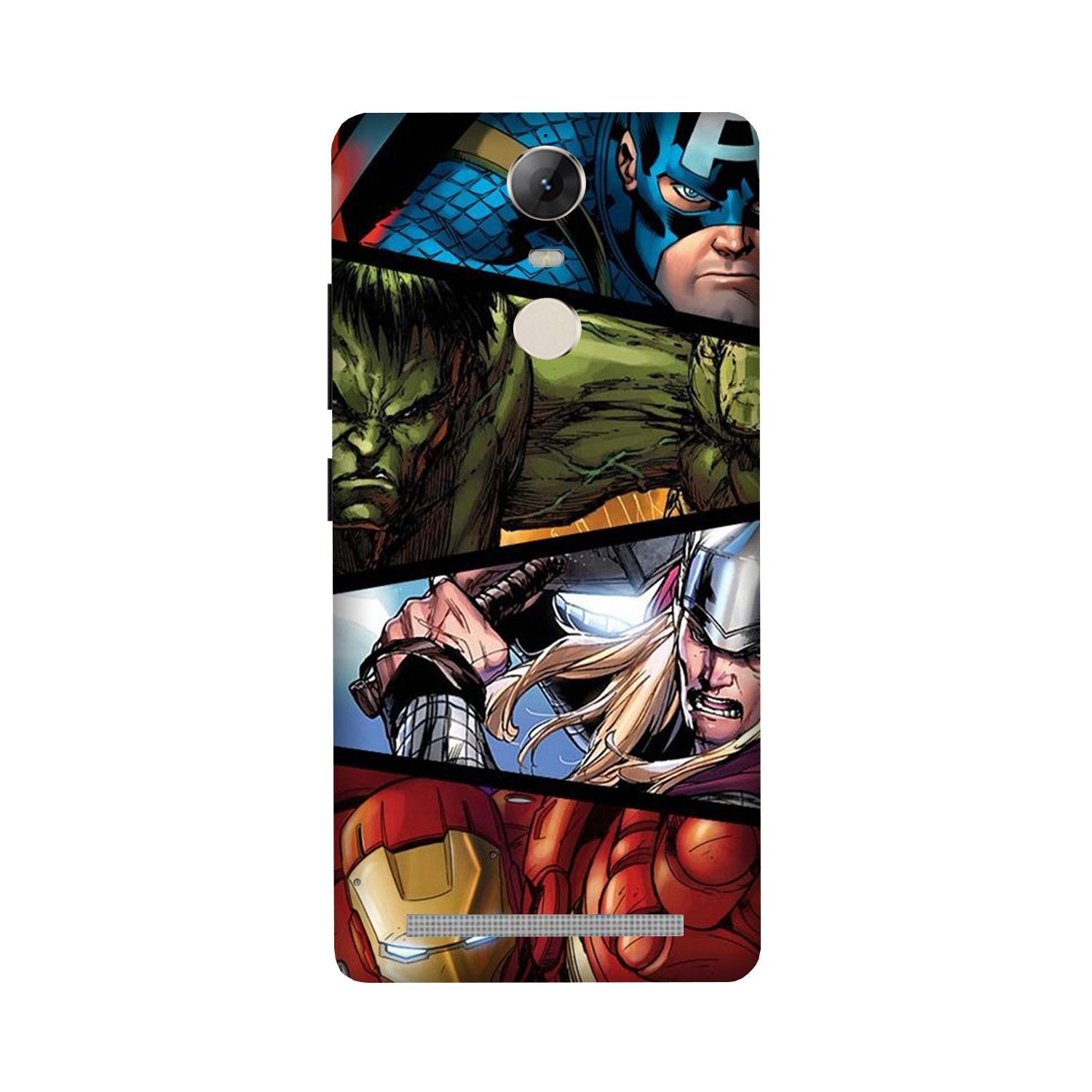 Avengers Superhero Case for Lenovo Vibe K5 Note  (Design - 124)