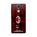 AC Milan Case for Lenovo Vibe K5 Note  (Design - 155)