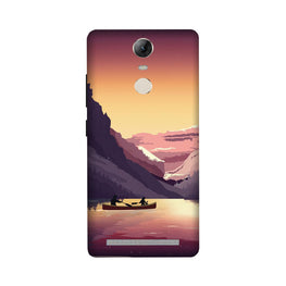 Mountains Boat Case for Lenovo Vibe K5 Note (Design - 181)