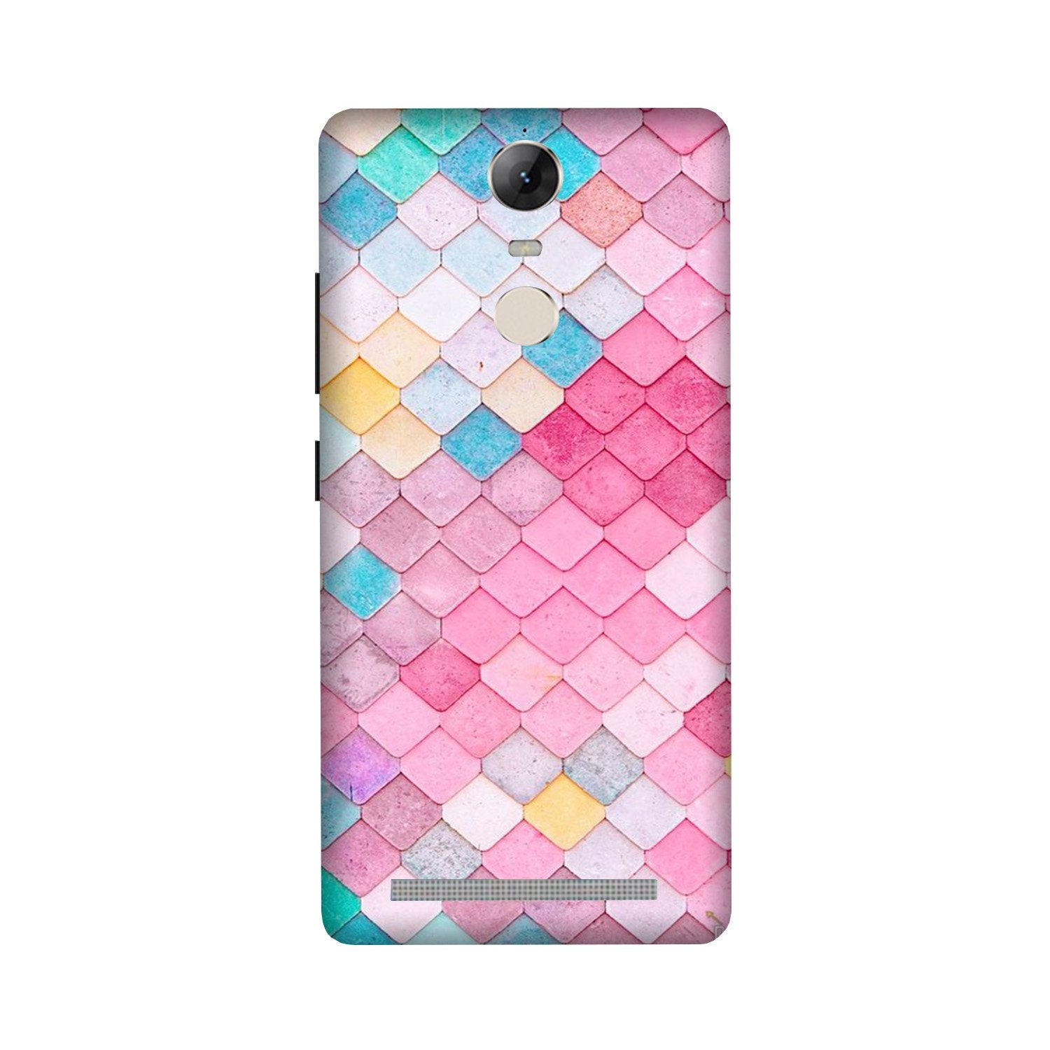 Pink Pattern Case for Lenovo Vibe K5 Note (Design No. 215)