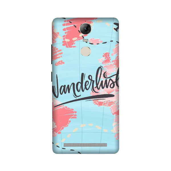 Wonderlust Travel Case for Lenovo Vibe K5 Note (Design No. 223)