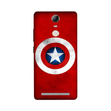 Captain America Mobile Back Case for Lenovo Vibe K5 Note (Design - 249)