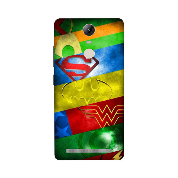 Superheros Logo Case for Lenovo Vibe K5 Note (Design No. 251)