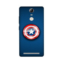Captain America Shield Mobile Back Case for Lenovo Vibe K5 Note (Design - 253)