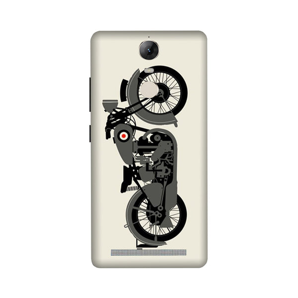 MotorCycle Case for Lenovo Vibe K5 Note (Design No. 259)