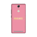 Girl Boss Pink Case for Lenovo Vibe K5 Note (Design No. 263)