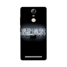 Girl Boss Black Mobile Back Case for Lenovo Vibe K5 Note (Design - 268)