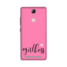 Girl Boss Pink Mobile Back Case for Lenovo Vibe K5 Note (Design - 269)