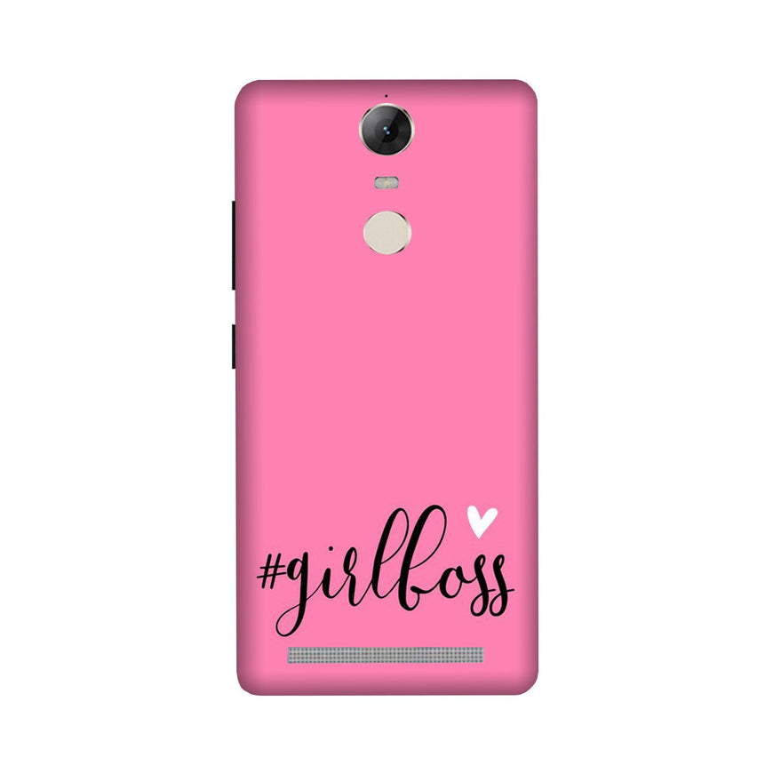Girl Boss Pink Case for Lenovo Vibe K5 Note (Design No. 269)