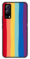 Rainbow MultiColor Metal Mobile Case for Vivo Y72 5G   (Design No -03)