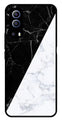 Black White Marble Design Metal Mobile Case for Vivo Y72 5G   (Design No -09)