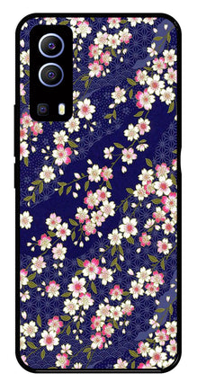 Flower Design Metal Mobile Case for Vivo Y72 5G