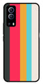 Muted Rainbow Metal Mobile Case for Vivo Y72 5G   (Design No -31)