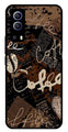 Coffee Pattern Metal Mobile Case for Vivo Y72 5G   (Design No -37)