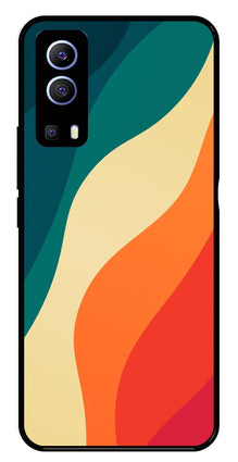 Muted Rainbow Metal Mobile Case for Vivo Y72 5G