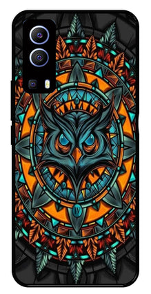 Owl Pattern Metal Mobile Case for Vivo Y72 5G