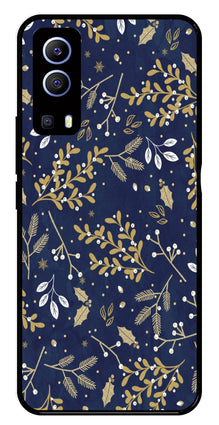 Floral Pattern  Metal Mobile Case for Vivo Y72 5G
