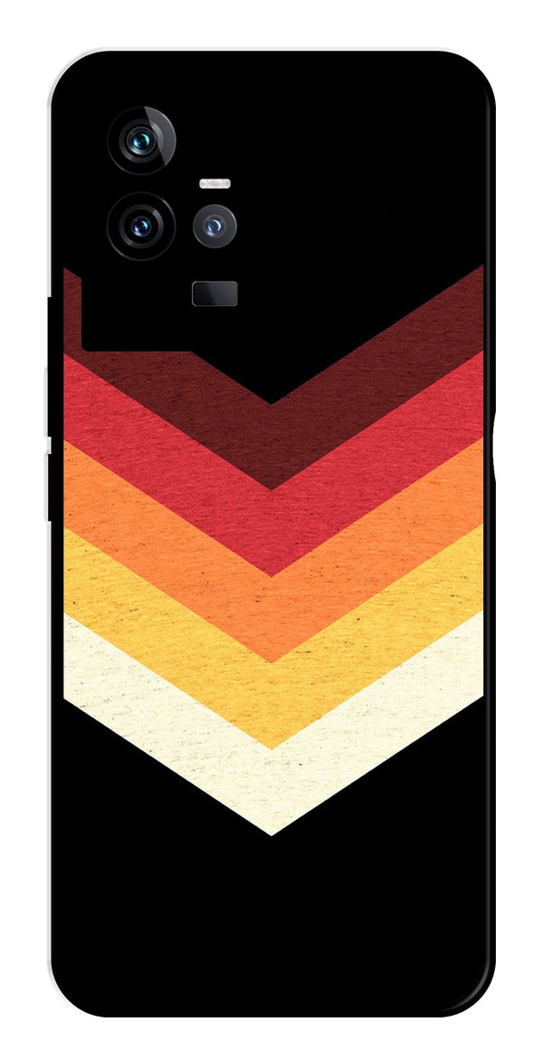 MultiColor Arrow Metal Mobile Case for IQOO 11 5G   (Design No -04)